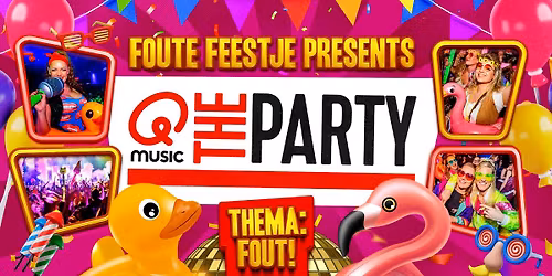 Foute Feestje in Leiden: Qmusic The Party FOUT! — festival in Leiden