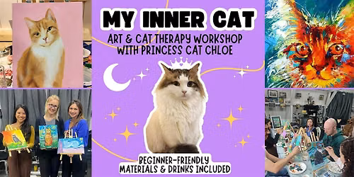 My Inner Cat – Cat&Art Therapy Workshop with Cat Chloe (beginner-friendly)
