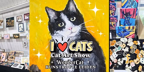 I Love Cats – cat art market & exhibition – 20 artists – workshops