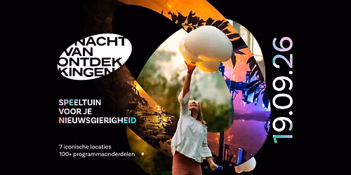 Nacht van Ontdekkingen 2026 – Speeltuin voor je nieuwsgierigheid! — festival in Leiden
