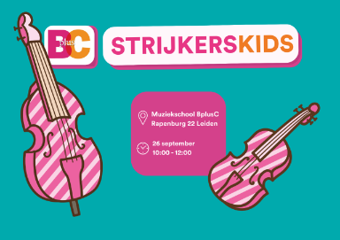 Strijkerskids! Probeer gratis onze strijkinstrumenten — open-dag in Leiden